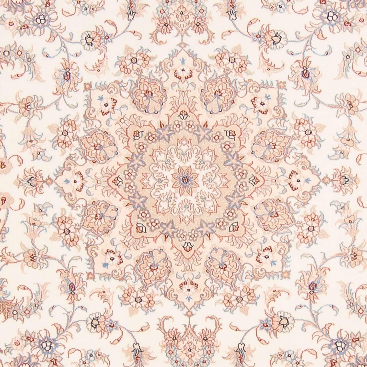 Perzisch tapijt - Tabriz - Royal vierkant  - 205 x 200 cm - crème