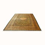 Alfombra de seda - Ghom Seda - Prima - 294 x 196 cm - verde oliva