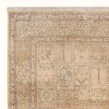 Alfombra de seda - Ghom Seda - Prima - 294 x 191 cm - beige oscuro