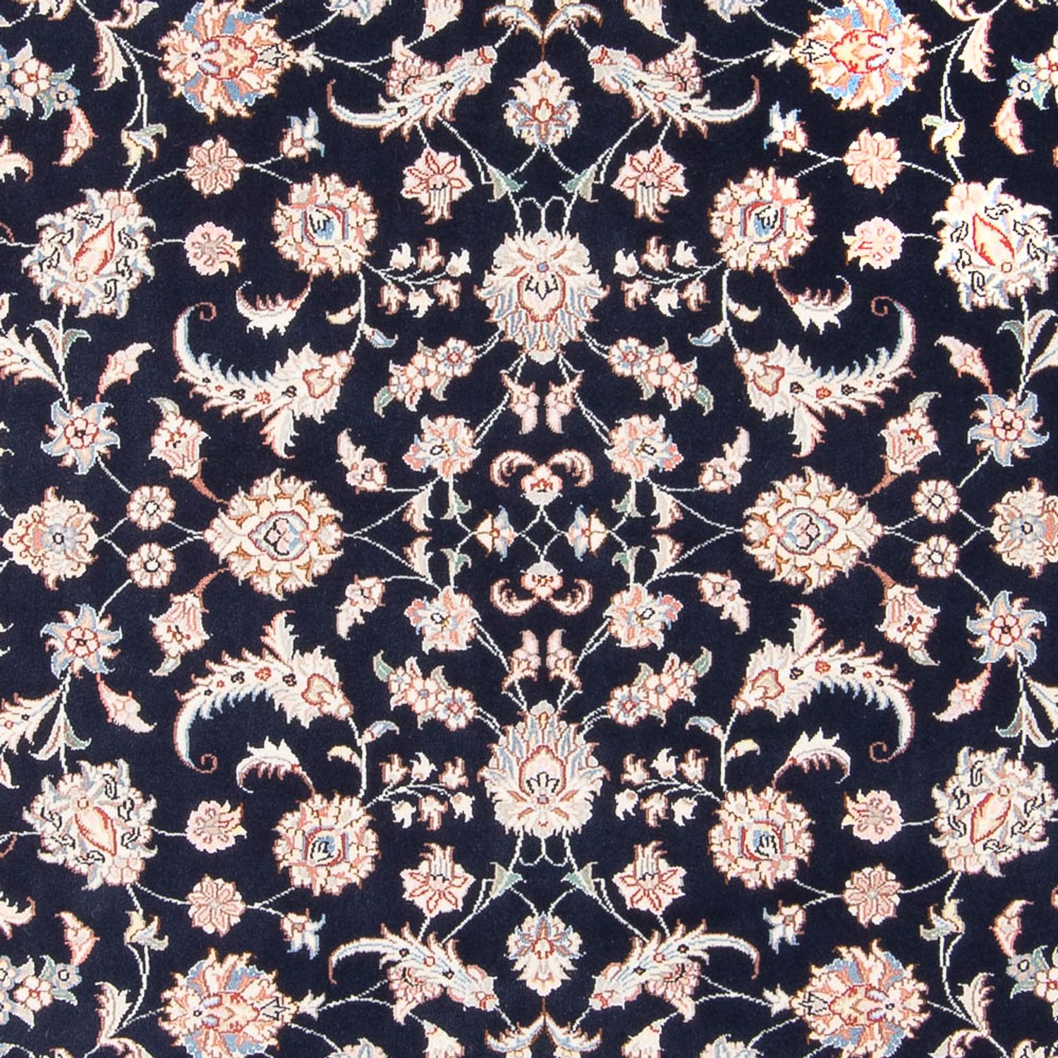 Tapete Persa - Tabriz - Royal - 202 x 150 cm - azul escuro