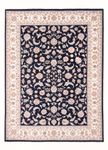 Alfombra Persa - Tabriz - Real - 202 x 150 cm - azul oscuro