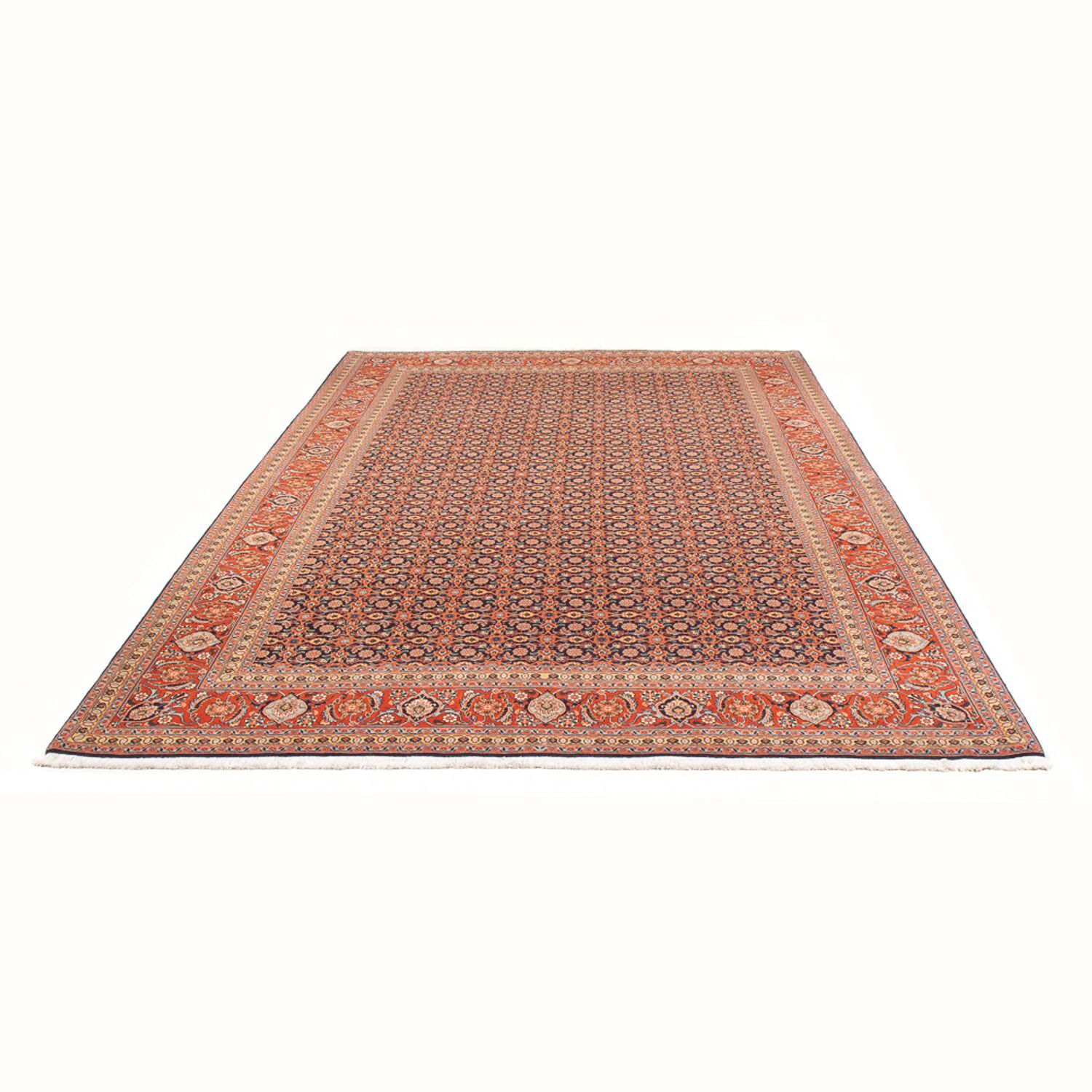 Tappeto Persero - Tabriz - Reale - 295 x 204 cm - blu scuro