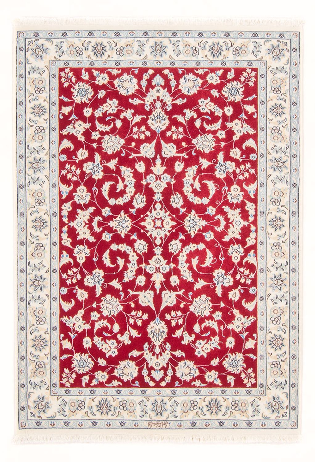 Tapete Persa - Nain - Royal - 158 x 105 cm - vermelho