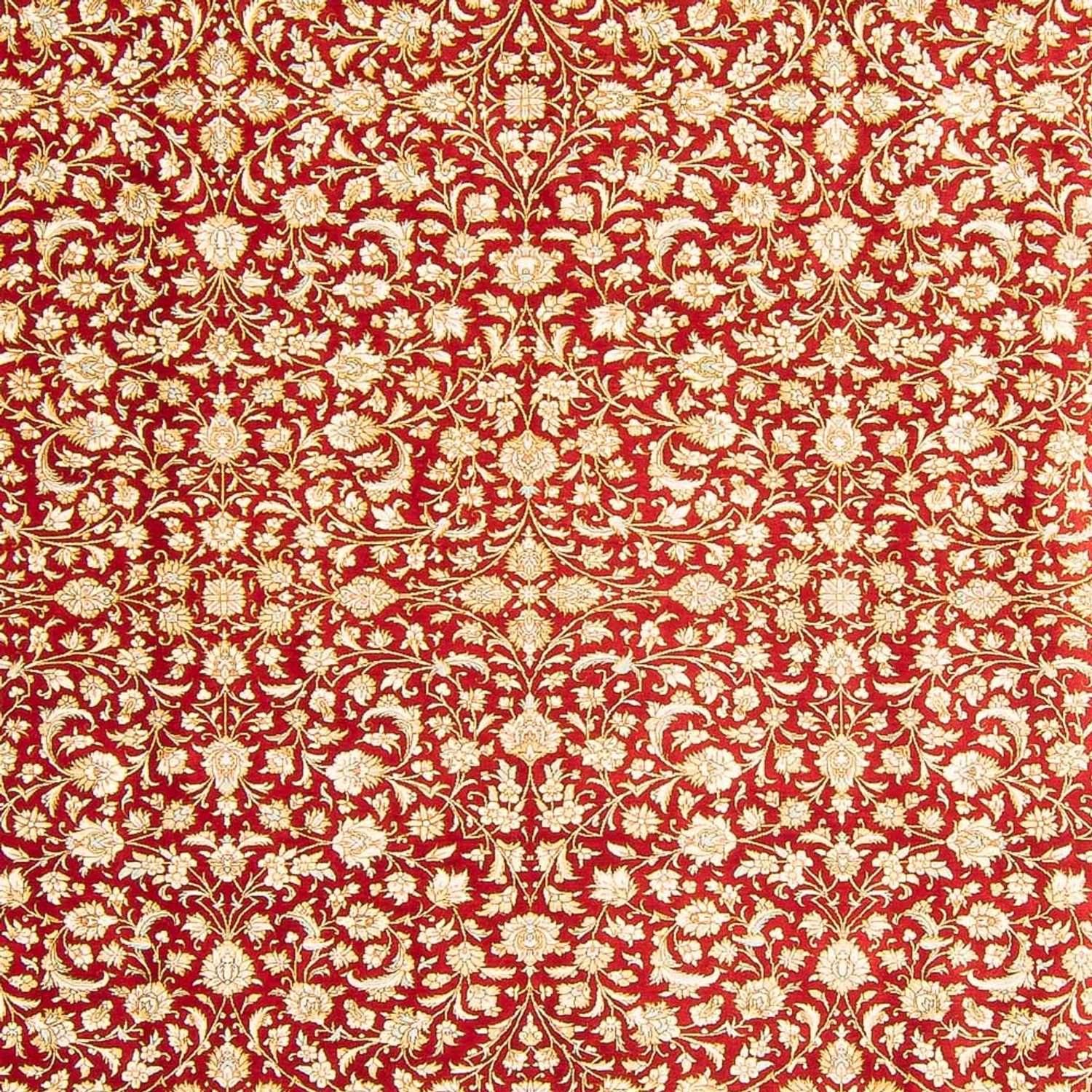 Alfombra de seda - Ghom Seda - Prima - 294 x 197 cm - rojo
