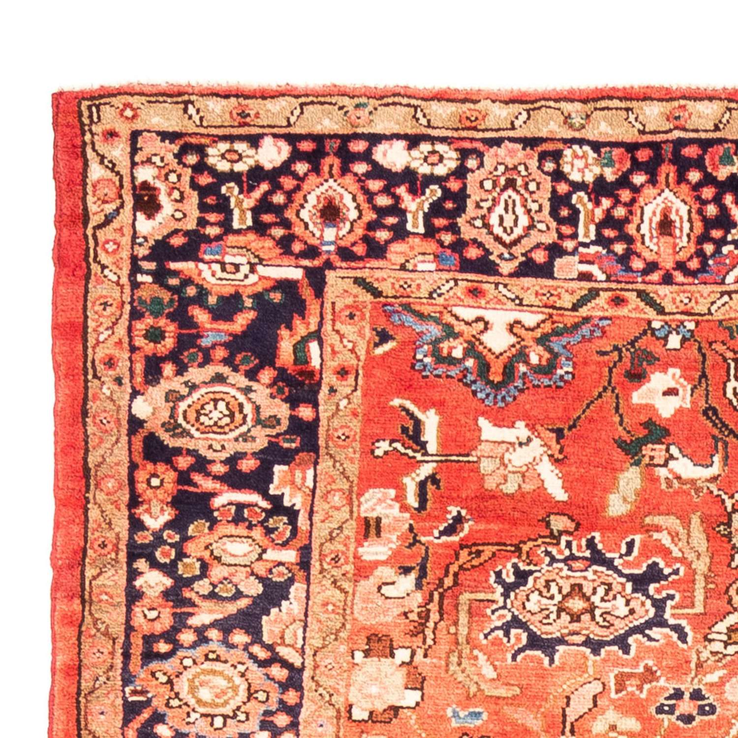 Tapis persan - Nomadic - 278 x 150 cm - rouge