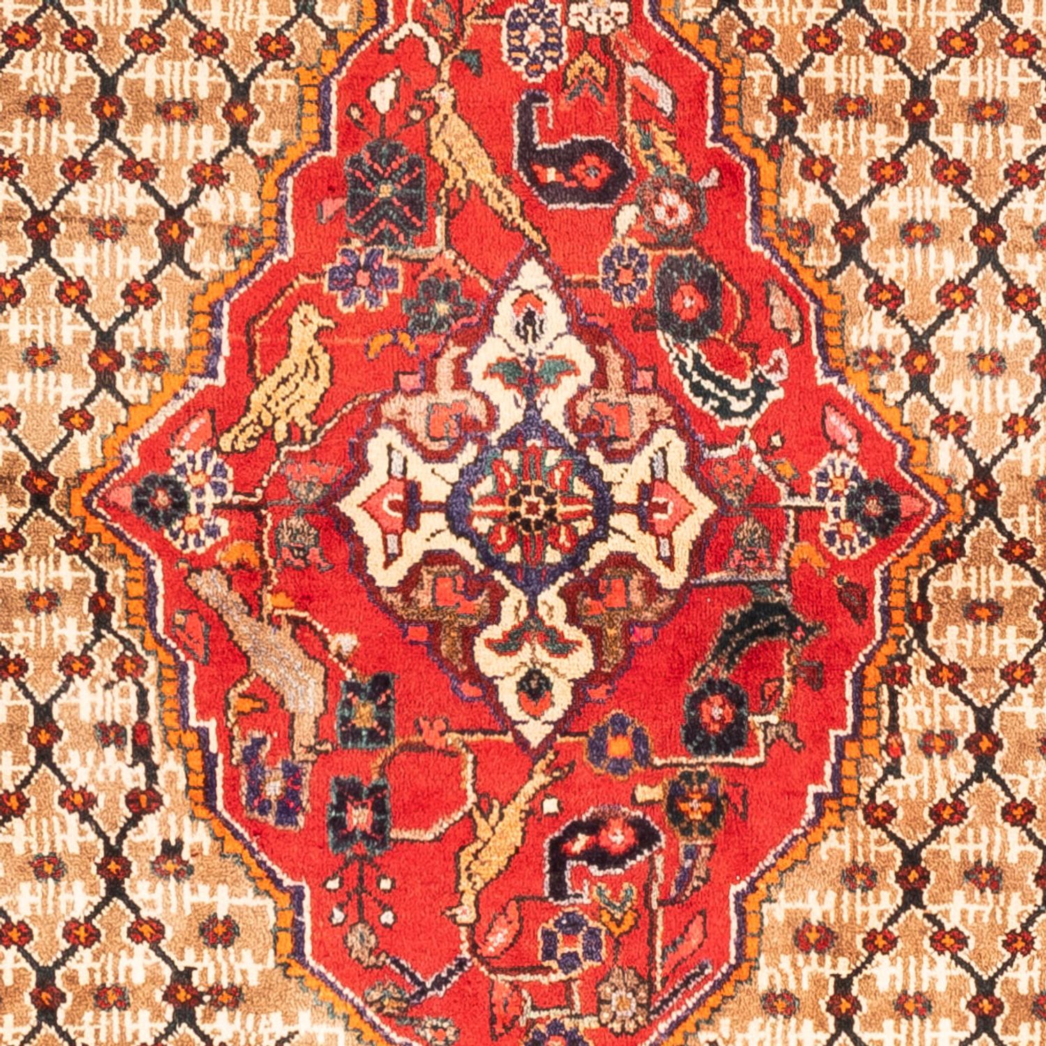 Alfombra persa - Nómada - 323 x 160 cm - rojo