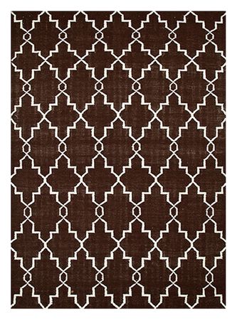 Tapis design - 300 x 240 cm - camel foncé