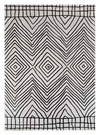 Alfombra de lana - 270 x 180 cm - gris