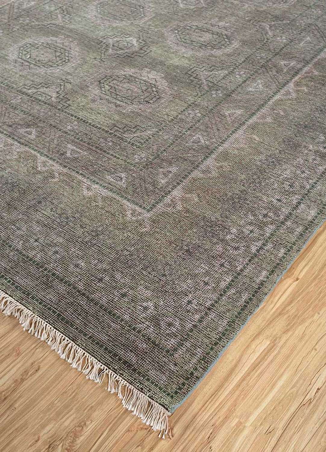 Tapete de lã - 300 x 240 cm - cinzento