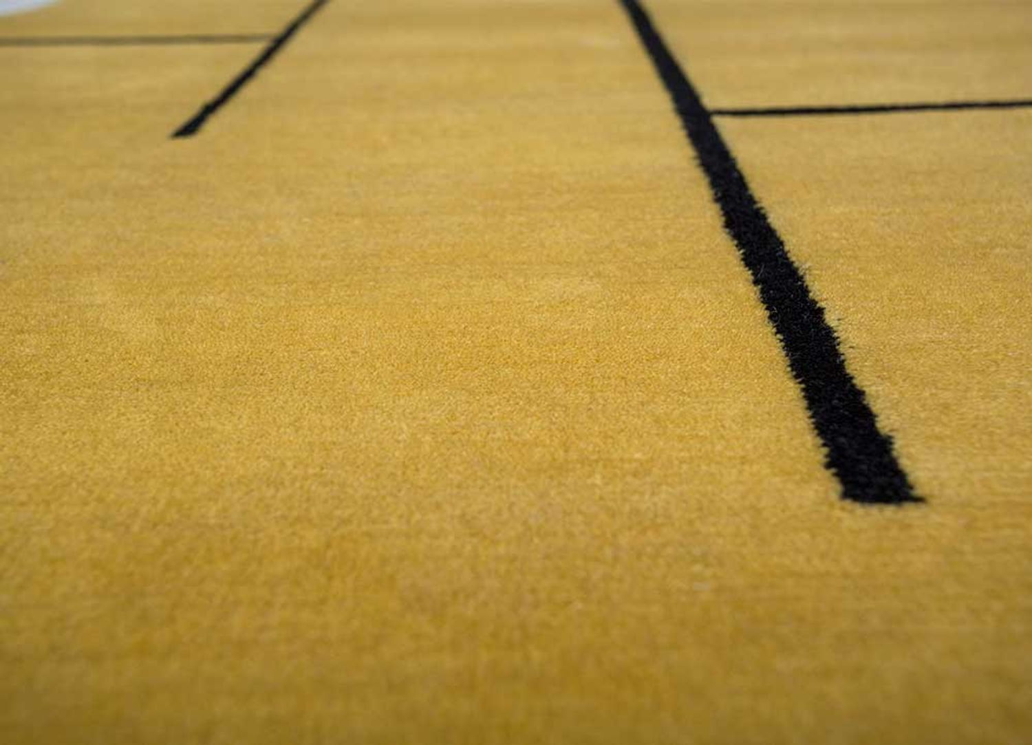 Alfombra de lana - 270 x 180 cm - oro