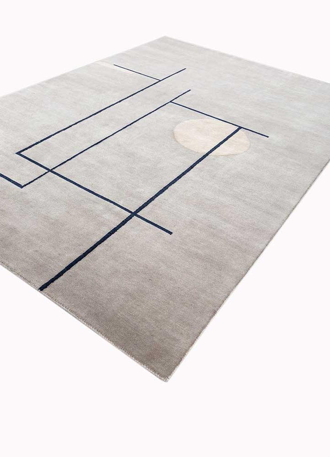 Tapis en laine - 270 x 180 cm - gris