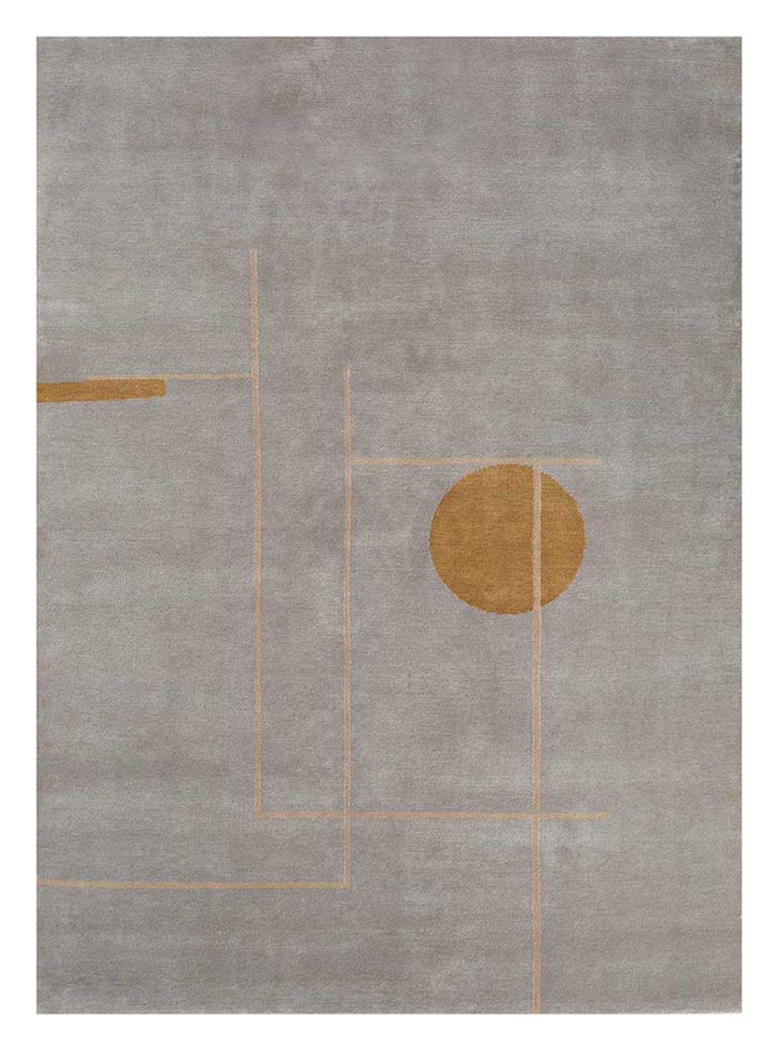 Wool Rug - 360 x 270 cm - grey