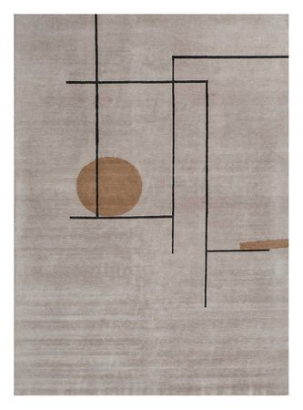 Alfombra de lana - 300 x 240 cm - gris