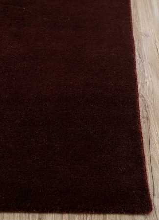 Wool Rug - 300 x 240 cm - wine red