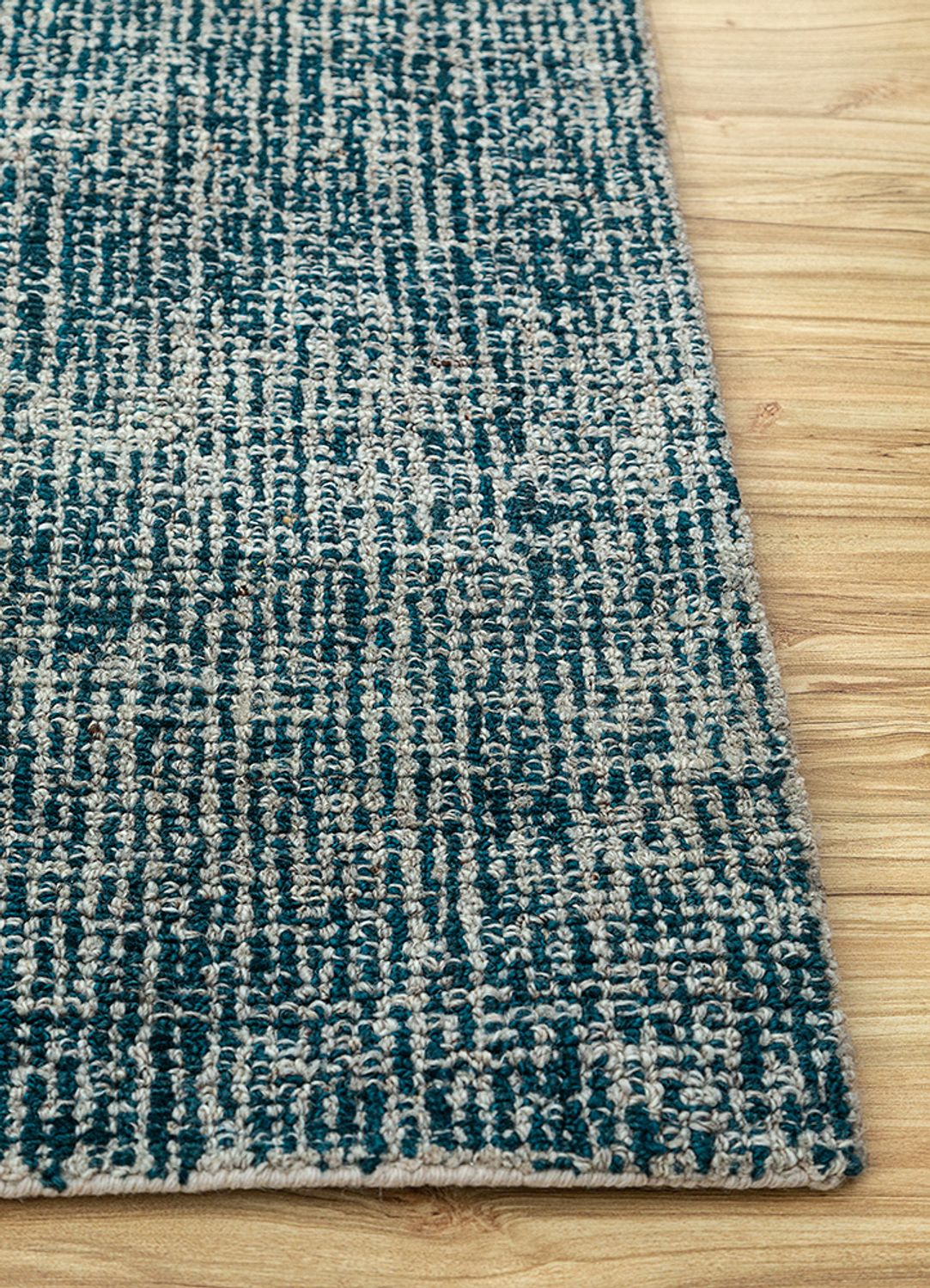 Wool Rug - 225 x 158 cm - green