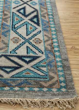 Tapis en laine - 240 x 150 cm - bleu clair