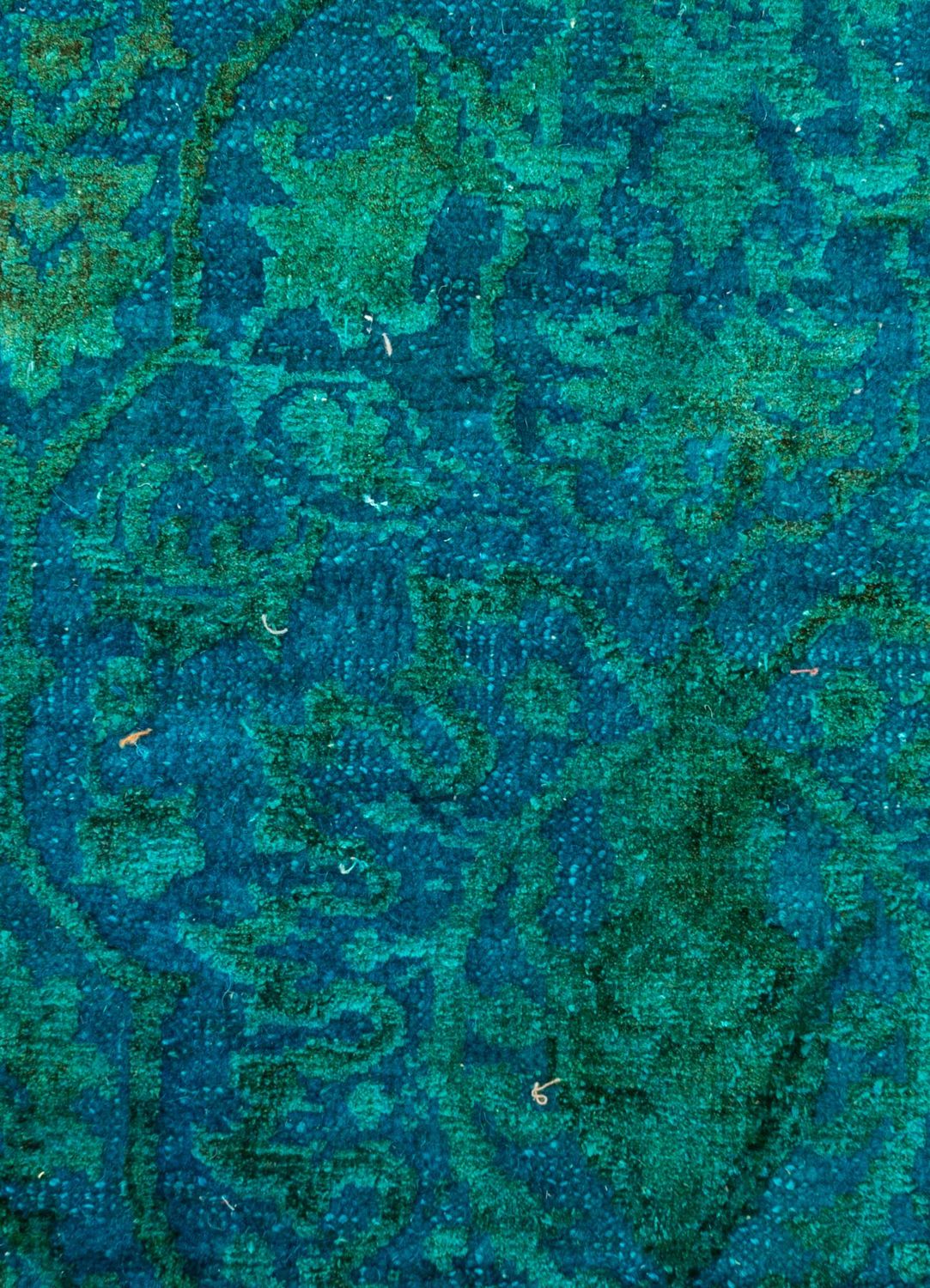 Tapete de lã - 300 x 240 cm - azul petróleo