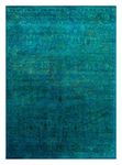 Tapis en laine - 300 x 240 cm - bleu pétrole