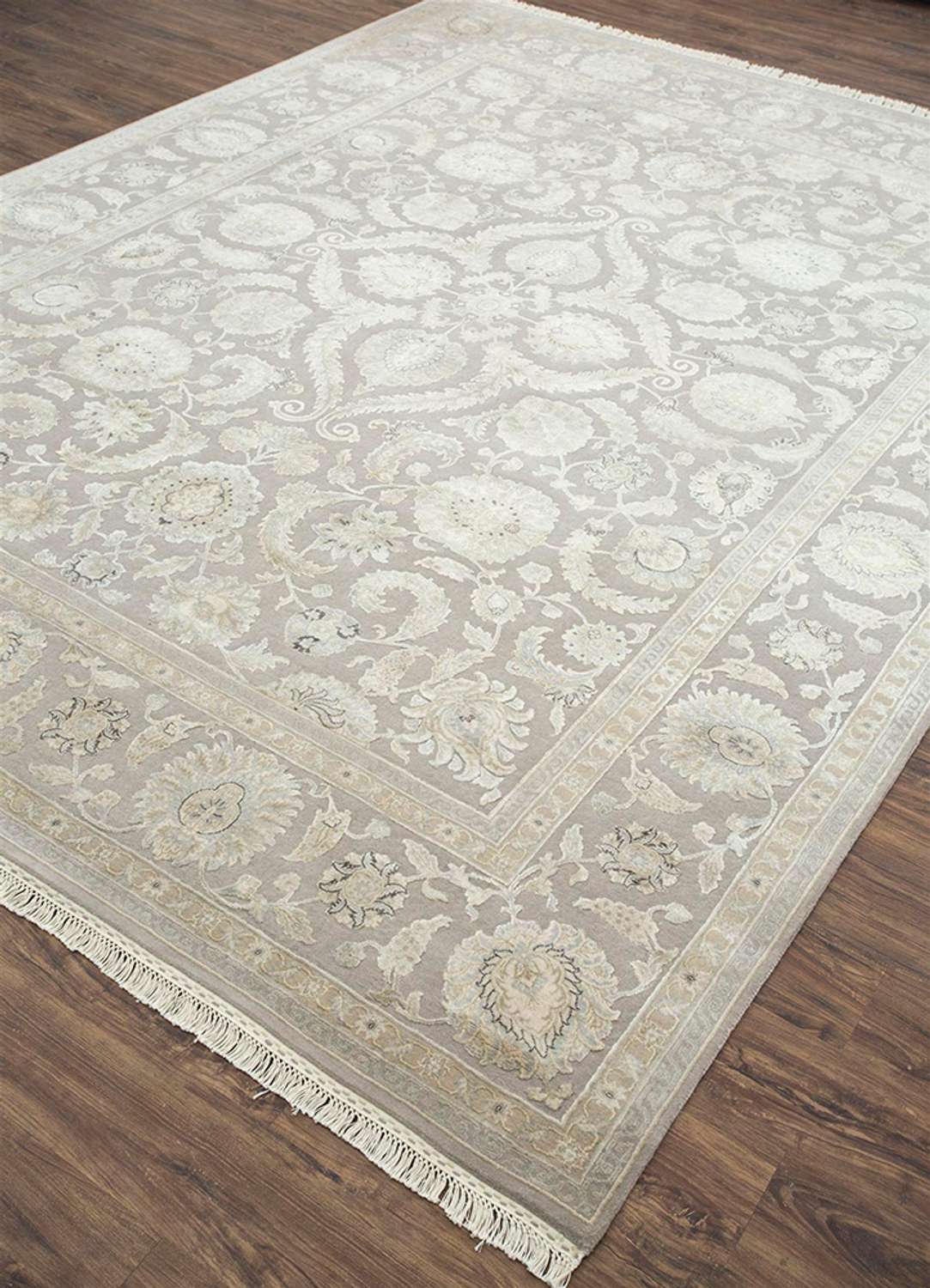 Loper Wollen tapijt - 180 x 75 cm - taupe