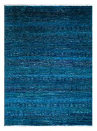 Tapete de lã - 270 x 180 cm - azul escuro