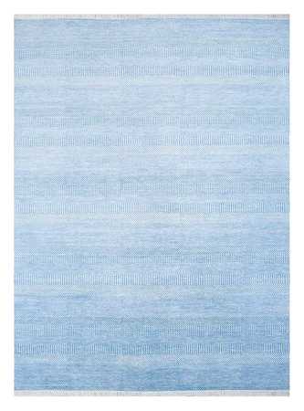 Wollen tapijt - 300 x 240 cm - zee blauw