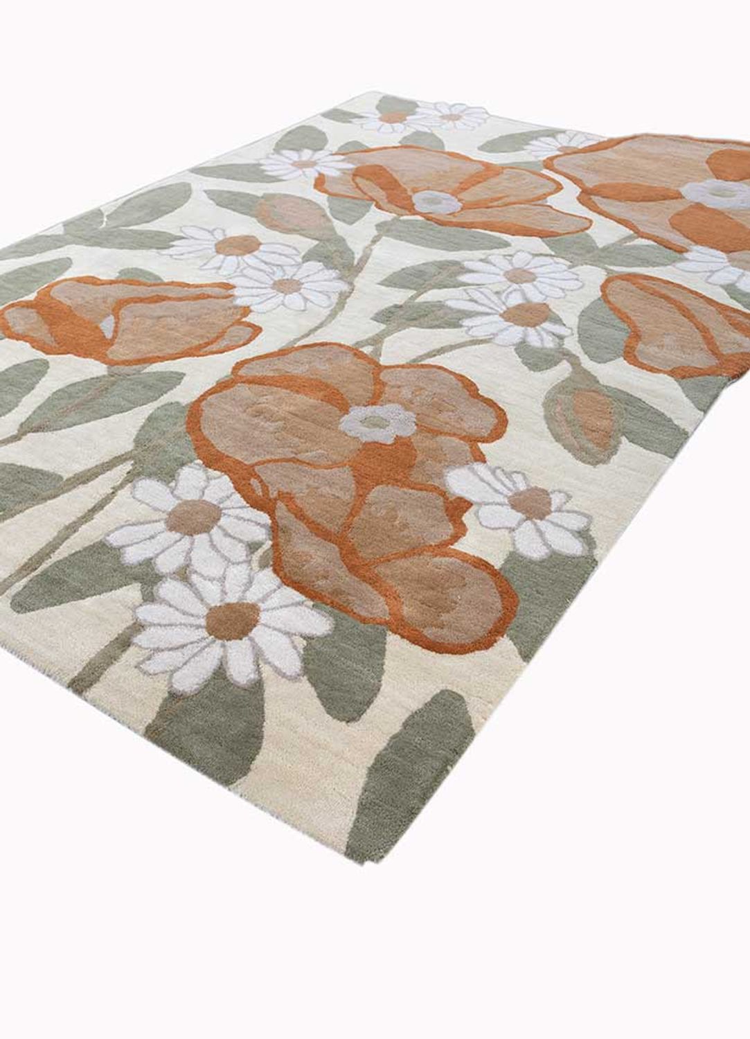 Tappeto di lana forma speciale  - 270 x 180 cm - multicolore