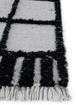 Wool Rug - 240 x 150 cm - black and white