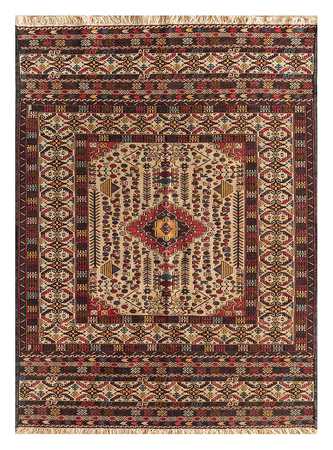 Tapis en laine - 180 x 120 cm - rouge