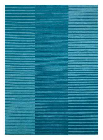 Tapis en laine - 240 x 150 cm - bleu