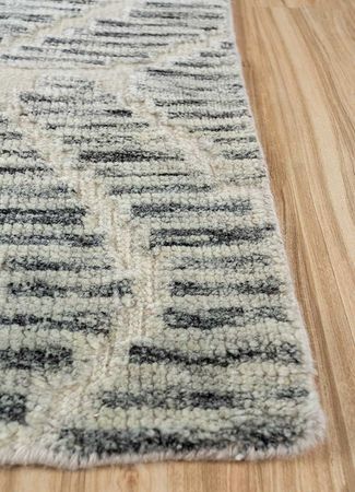 Wool Rug - 300 x 240 cm - grey