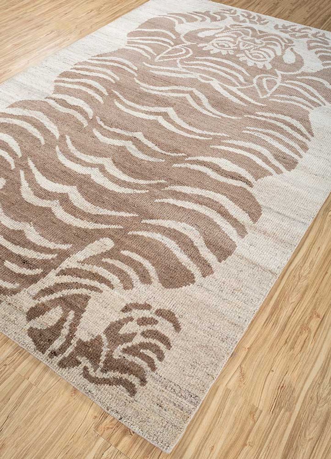 Alfombra de lana - 270 x 180 cm - beige