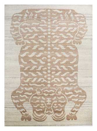 Wollteppich - 270 x 180 cm - beige