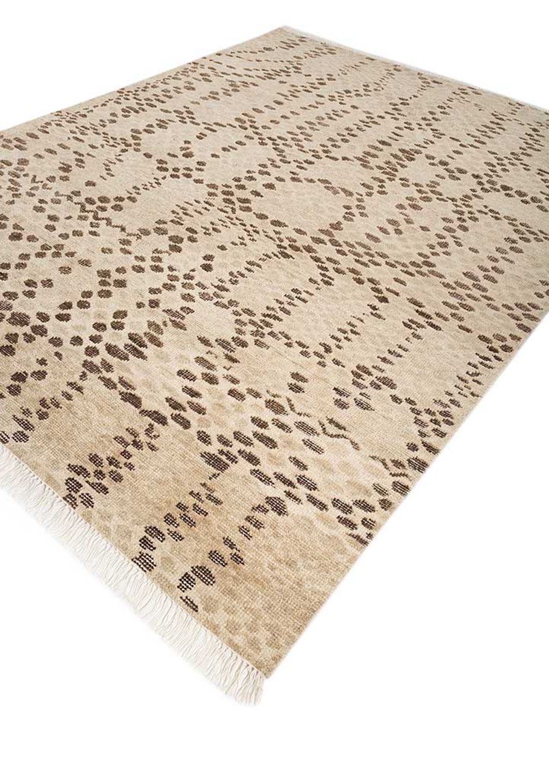 Wool Rug - 300 x 240 cm - dark beige