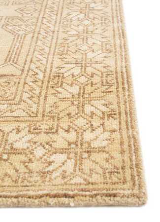 Tapis en laine - 300 x 240 cm - beige foncé