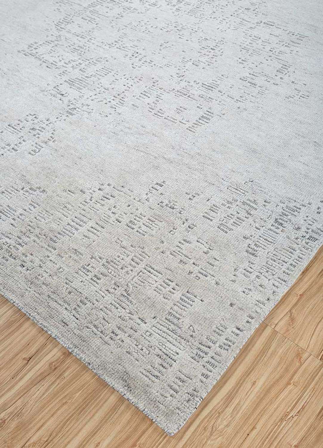 Alfombra de lana - 300 x 240 cm - gris claro