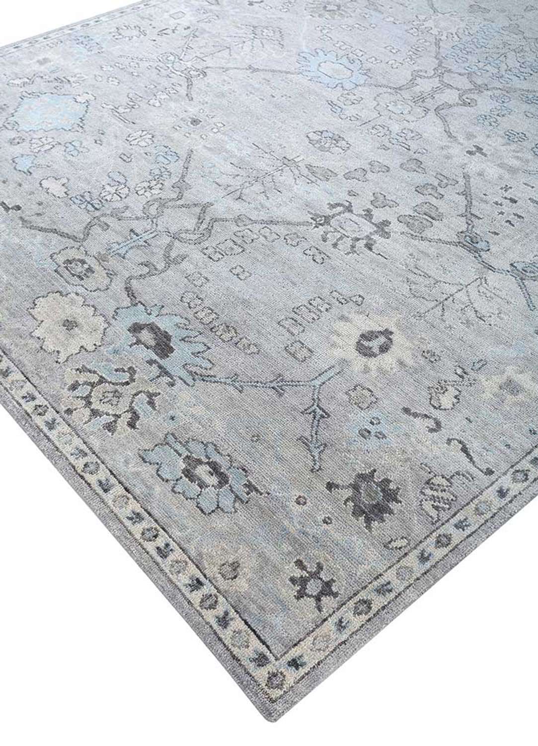 Tapis en laine - 300 x 240 cm - gris clair