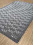 Wool Rug - 270 x 180 cm - black and white