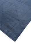 Tapis en laine - 300 x 240 cm - bleu foncé