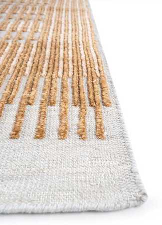 Tapis en laine - 270 x 180 cm - beige foncé