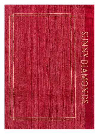 Tapis en laine - 158 x 100 cm - rouge