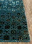 Wollen tapijt - 300 x 240 cm - benzine blauw