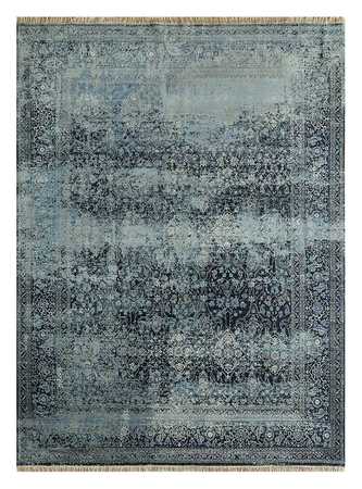 Tapete de lã - 300 x 240 cm - azul claro