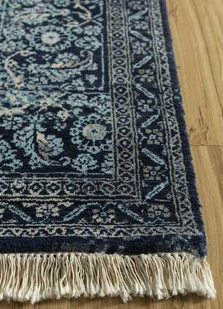 Wool Rug - 300 x 240 cm - sky blue