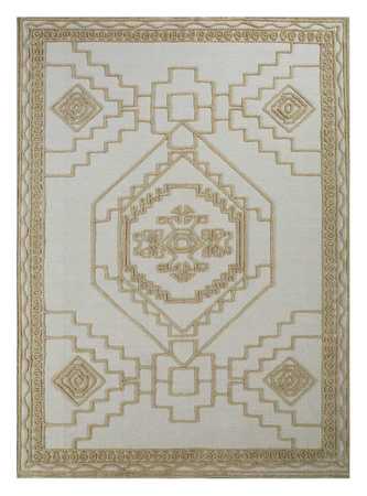 Wollteppich - 270 x 180 cm - beige