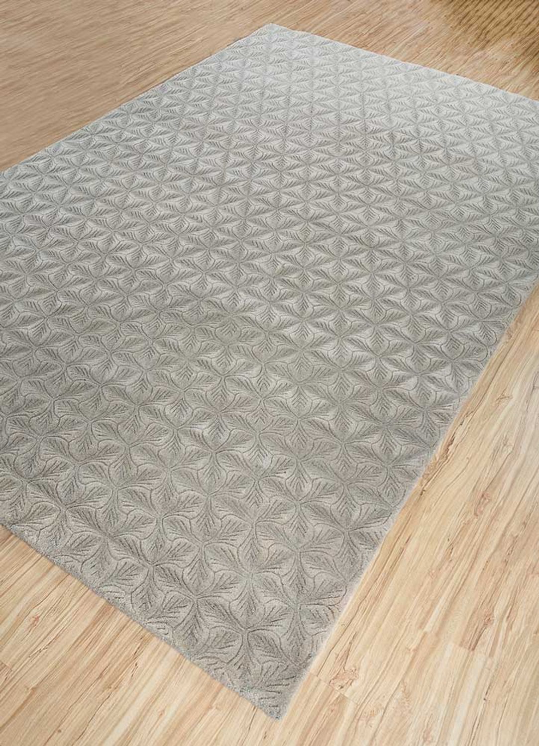 Wool Rug - 270 x 180 cm - silver