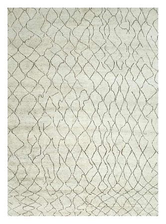 Wool Rug - 240 x 150 cm - natural white