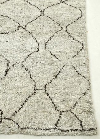 Tapis en laine - 240 x 150 cm - blanc naturel