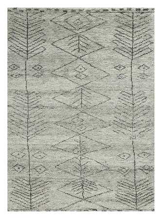 Alfombra de lana - 240 x 150 cm - gris