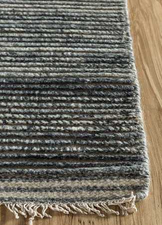 Tapis en laine - 300 x 240 cm - gris clair