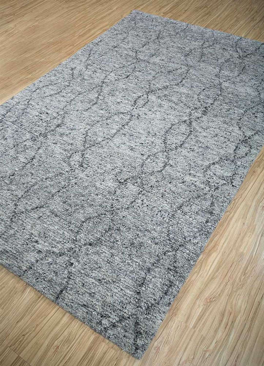 Alfombra de lana - 240 x 150 cm - gris